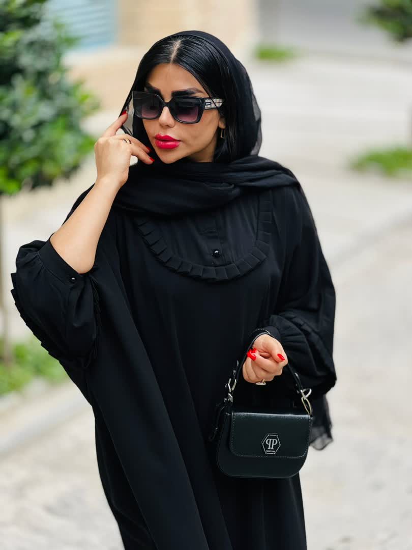 مانتو عبایی ژورژت 2736